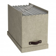 Archive box with hanging folders, Johan canvas, Bigso