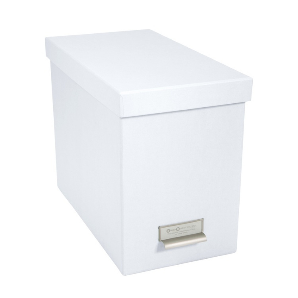 Archive box / File Drawer, BIGSO JOHAN, 35 x 18,5 x H 27 cm, White in the group Storage / Office supplies at SmartaSaker.se (40016)