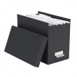 Archive box, BIGSO JOHAN, 35 x 18,5 x H 27 cm, Dark grey Archive box, BIGSO JOHAN, 35 x 18,5 x H 27 cm, Dark grey