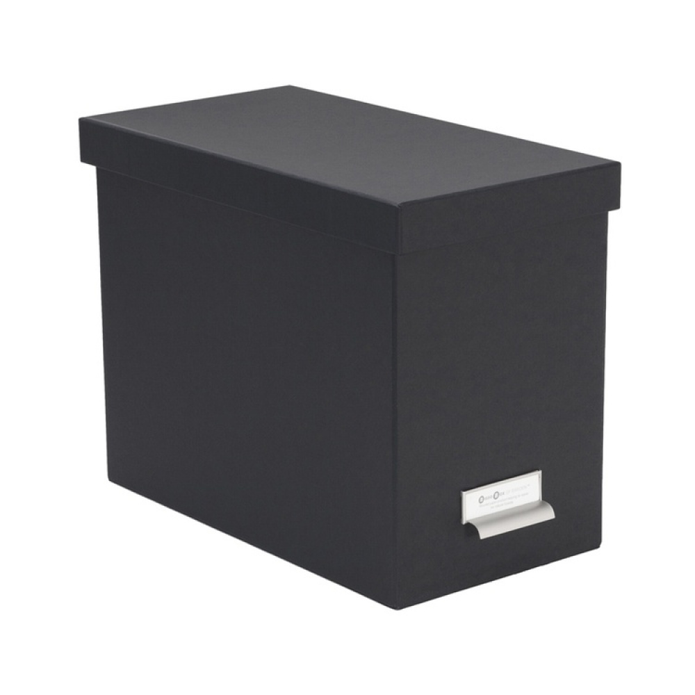 Archive box, BIGSO JOHAN, 35 x 18,5 x H 27 cm, Dark grey in the group Storage / Office supplies at SmartaSaker.se (40017)