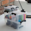 Box, Small, SMARTSTORE 1,5L, CLASSIC, 20 x 15 x H11 cm, Clear / Black Box, Small, SMARTSTORE 1,5L, CLASSIC, 20 x 15 x H11 cm, Clear / Black