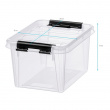 Box, Small, SMARTSTORE 1,5L, CLASSIC, 20 x 15 x H11 cm, Clear / Black Box, Small, SMARTSTORE 1,5L, CLASSIC, 20 x 15 x H11 cm, Clear / Black