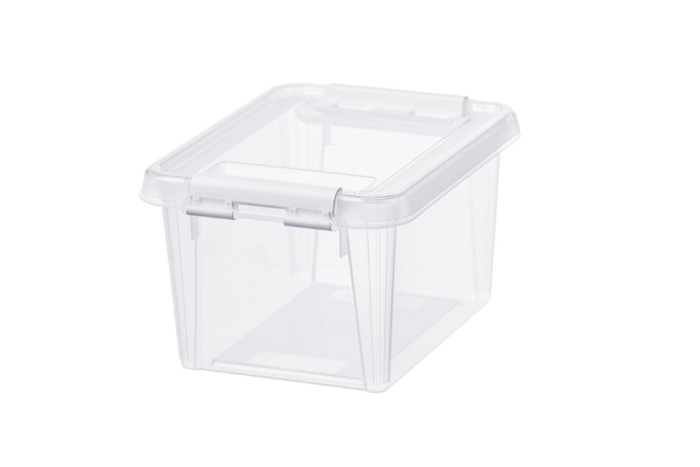 Box, Small, SMARTSTORE 1,5L HOME, 20 x 15 x H11 cm, Clear / White in the group Storage / Storage boxes / SmartStore storage boxes at SmartaSaker.se (40023)