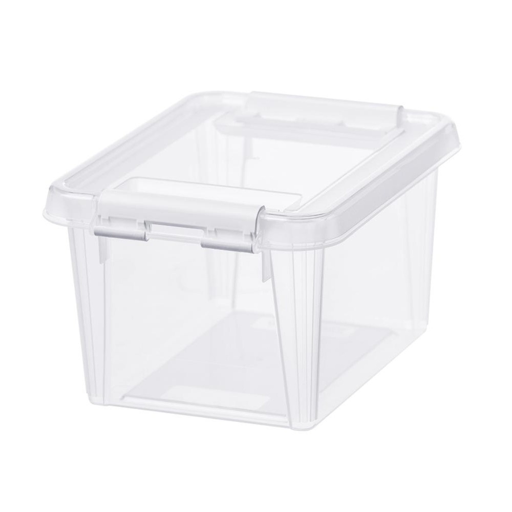 Box, Small, SMARTSTORE 1,5L HOME, 20 x 15 x H11 cm, Clear / White in the group Storage / Storage boxes / SmartStore storage boxes at SmartaSaker.se (40023)