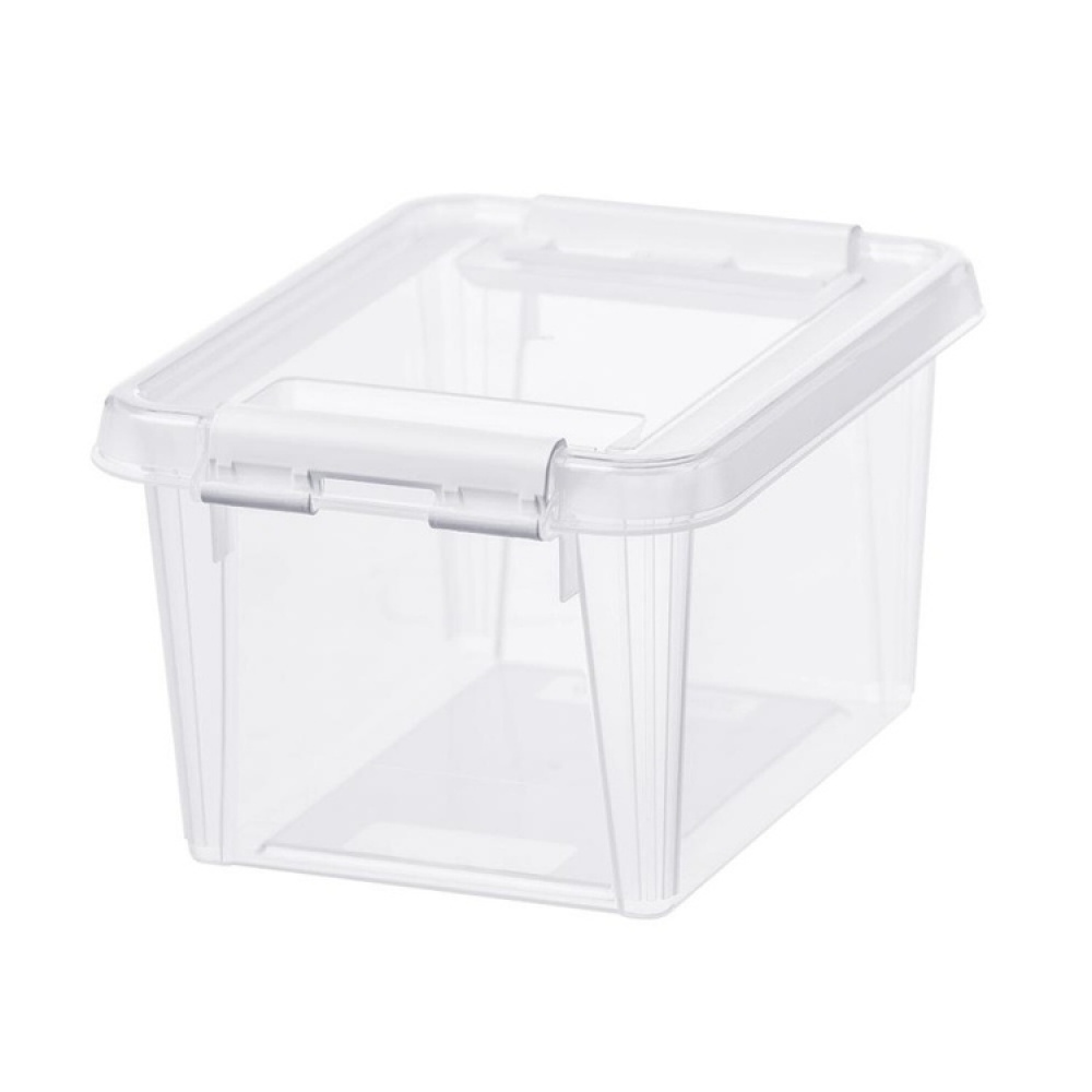 Box, Small, SMARTSTORE 1,5L HOME, 20 x 15 x H11 cm, Clear / White in the group Storage / Storage boxes / SmartStore storage boxes at SmartaSaker.se (40023)