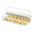 Small box, 4 compartments, THE HOME EDIT PILL ORGANIZER, Transparent Small box, 4 compartments, THE HOME EDIT PILL ORGANIZER, Transparent