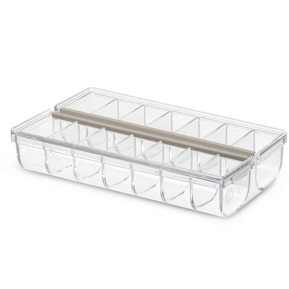 Small box, 4 compartments, THE HOME EDIT PILL ORGANIZER, Transparent in the group Storage / Bathroom storage at SmartaSaker.se (40028)