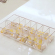 Small box, 4 compartments, THE HOME EDIT PILL ORGANIZER, Transparent Small box, 4 compartments, THE HOME EDIT PILL ORGANIZER, Transparent