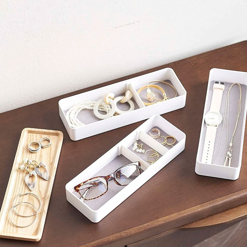 Box, RIN 3-TIER ACCESSORY HOLDER, Yamazaki, White / Nature in the group Storage / Bedroom storage / Jewelry storage at SmartaSaker.se (40030)