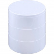 Storage box, COSMETIC TOWER, Ø 13 x H14 cm, White Storage box, COSMETIC TOWER, Ø 13 x H14 cm, White