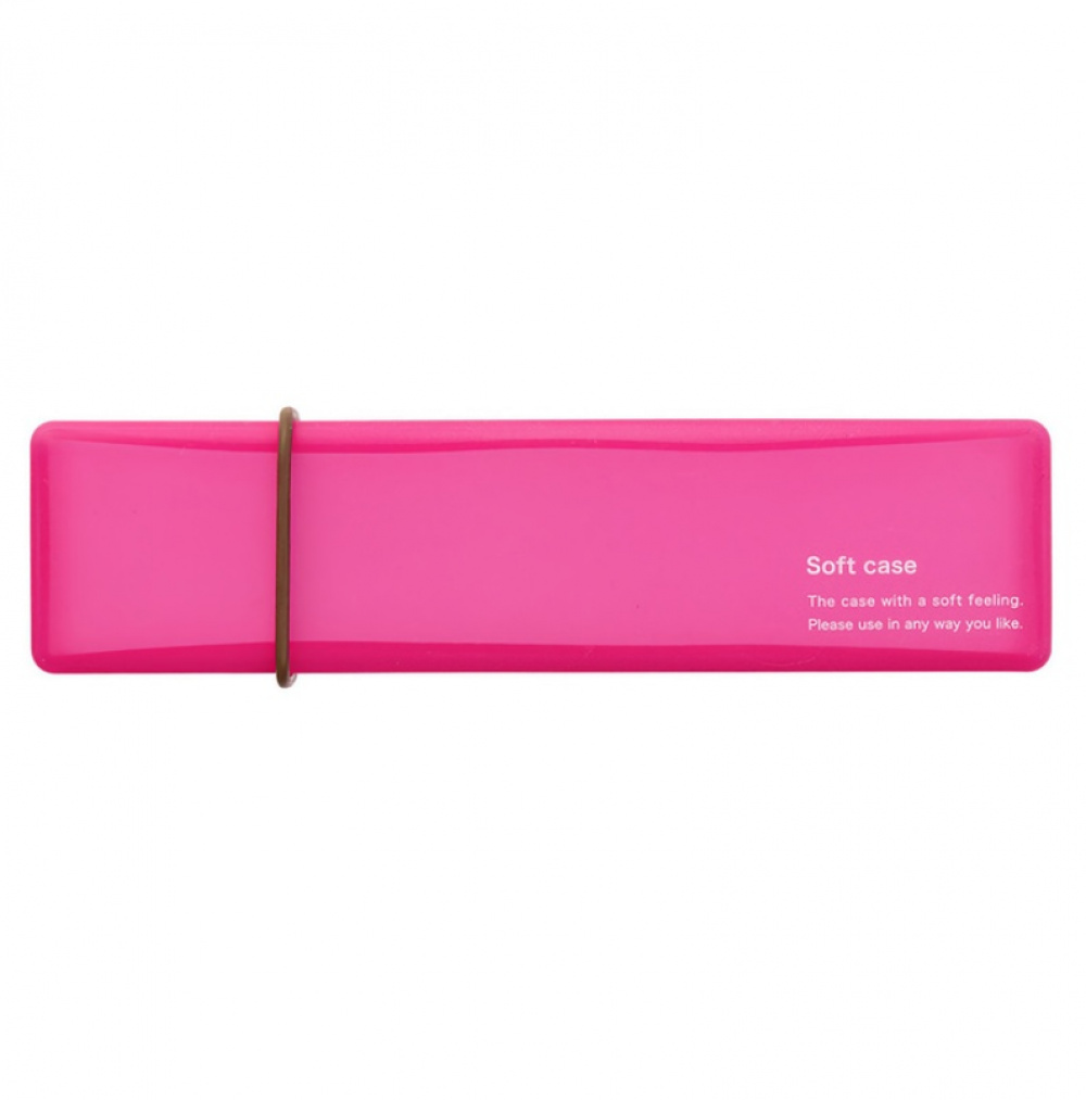 Case, MIDORI SOFT SILICONE, Pink in the group Storage / Storage boxes / Mini organizers / Boxes at SmartaSaker.se (40038)