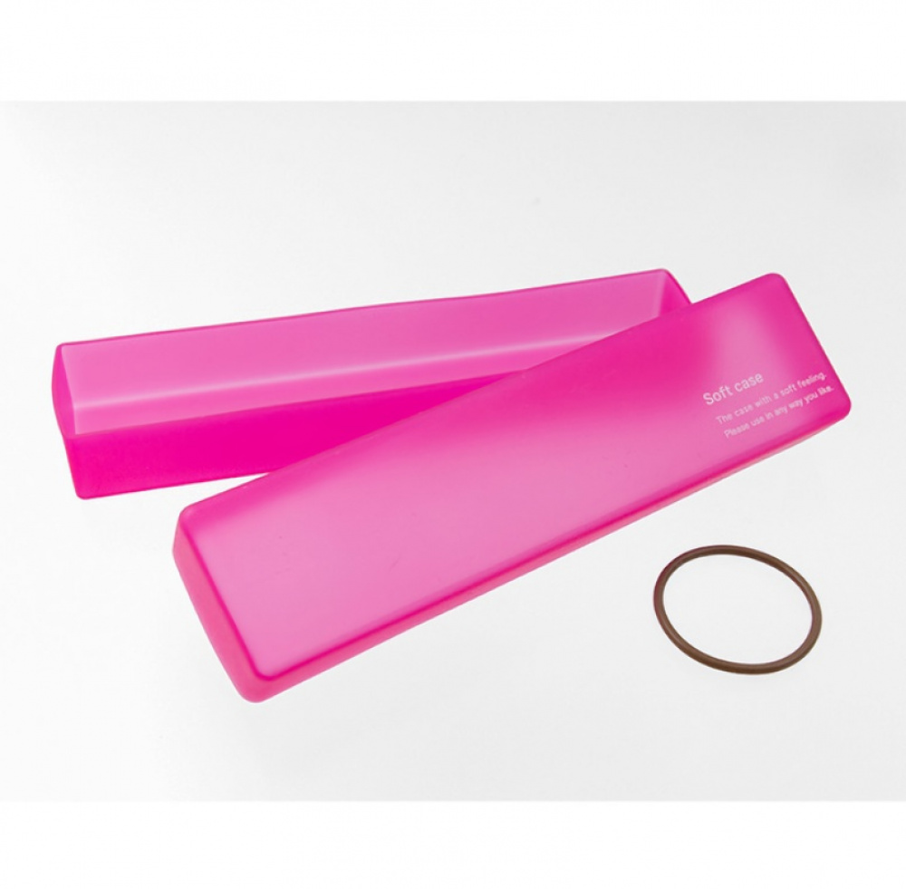 Case, MIDORI SOFT SILICONE, Pink in the group Storage / Storage boxes / Mini organizers / Boxes at SmartaSaker.se (40038)