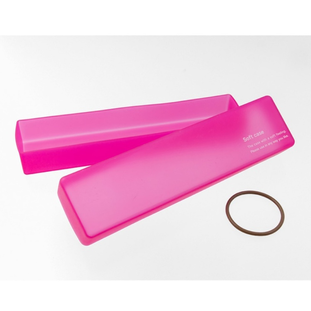 Case, MIDORI SOFT SILICONE, Pink in the group Storage / Storage boxes / Mini organizers / Boxes at SmartaSaker.se (40038)