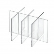 Organiser, 8 compartments, THE HOME EDIT SMALL BIN DIVIDER, Clear Organiser, 8 compartments, THE HOME EDIT SMALL BIN DIVIDER, Clear