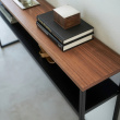 Slim Shelf, TOWER CONSOLE TABLE WITH SHELF, 126 x 20,5 x H 65 cm, Yamazaki