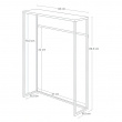Slim Shelf, TOWER CONSOLE TABLE, 60 x 18,5 x H 80,5 cm, Yamazaki