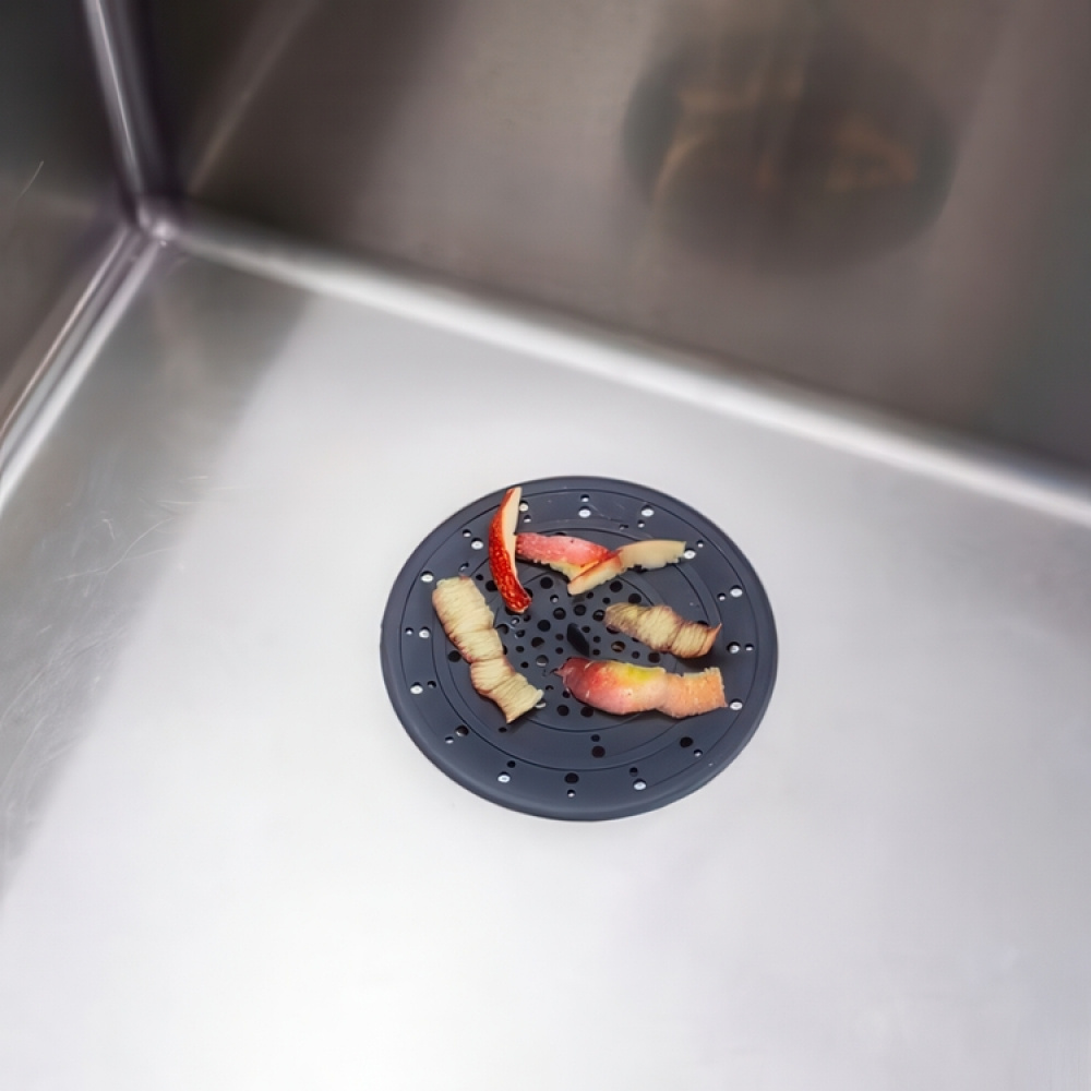 Drain Filter in silikon, UNIVERSAL ABFLUSS-SIEB, Ø 12cm, Black in the group Storage / Kitchen storage / Dish racks and sink accessories at SmartaSaker.se (40058)