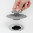 Drain Plug And Hair Catcher, FLEX, Ø 10 cm, Umbra , grey