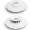 Drain Plug And Hair Catcher, FLEX, Ø 10 cm, Umbra , White