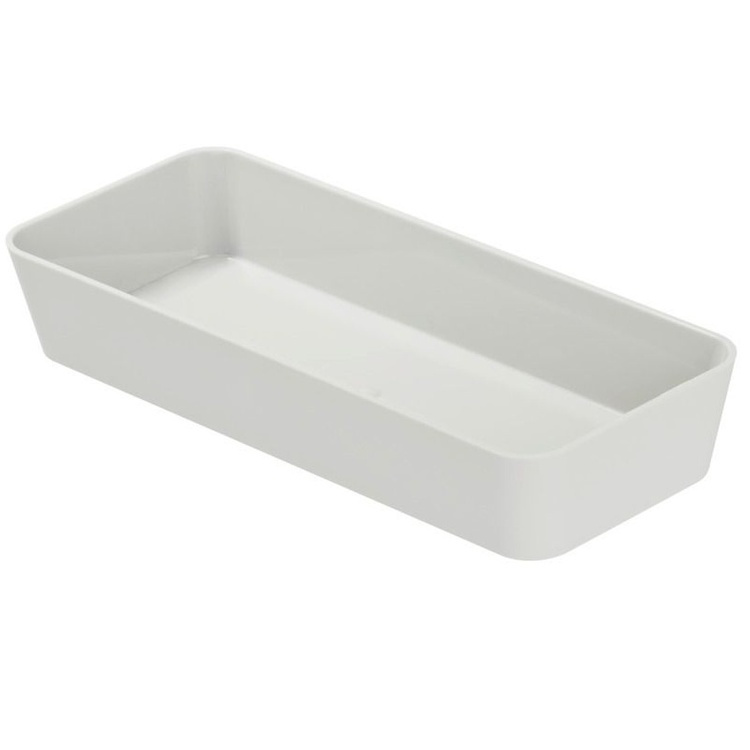Oblong storage tray / drawer insert, GOM, 24 x 10 x H 4 cm, White in the group Storage / Storage boxes at SmartaSaker.se (40062)