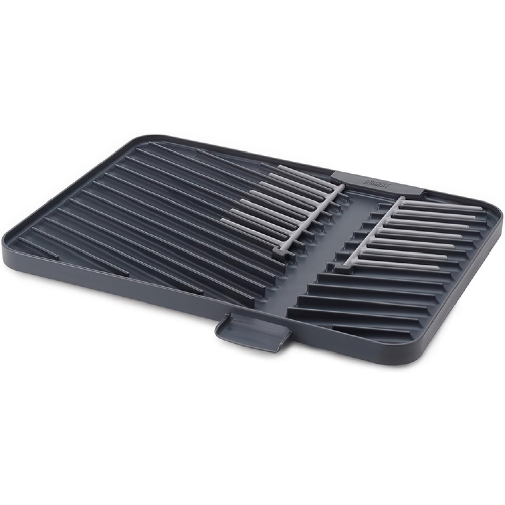 Drying Board with Plate Rack, FLIP-UP, Joseph Joseph, 40 x 32 cm, Dark Grey in the group Storage / Kitchen storage / Dish racks and sink accessories at SmartaSaker.se (40064)