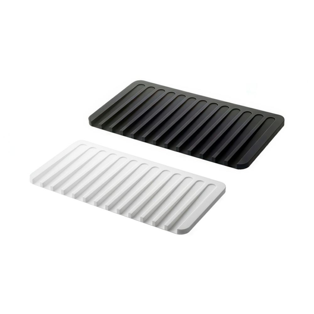 Drain tray, Silikon, FLOW, 38 x 20 cm, Yamazaki in the group Storage / Kitchen storage / Dish racks and sink accessories at SmartaSaker.se (40069)