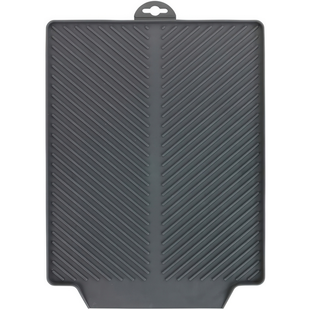 Drain tray / mat, LINEA, 40 x 30 cm, Grey in the group Storage / Kitchen storage / Dish racks and sink accessories at SmartaSaker.se (40071)