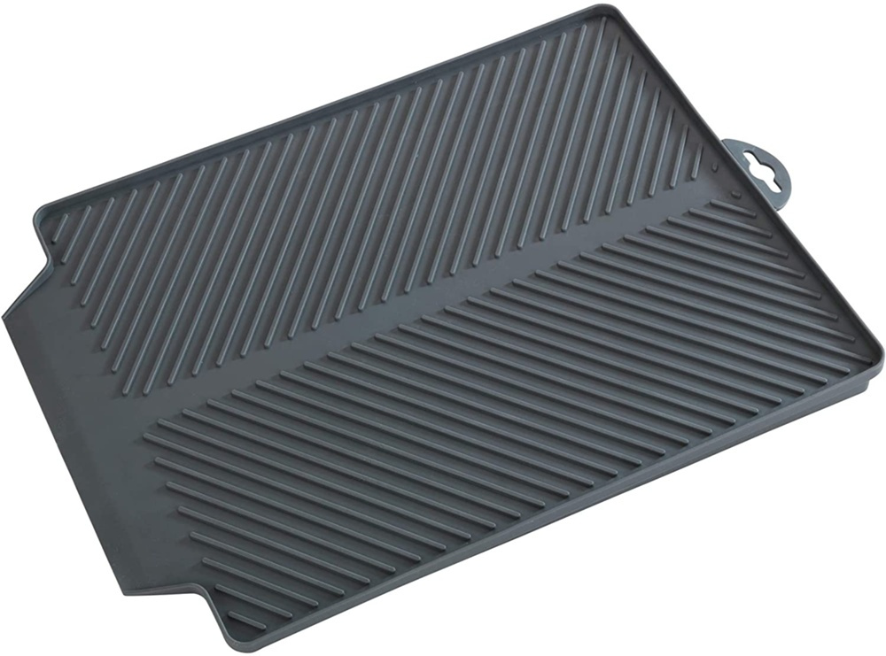 Drain tray / mat, LINEA, 40 x 30 cm, Grey in the group Storage / Kitchen storage / Dish racks and sink accessories at SmartaSaker.se (40071)
