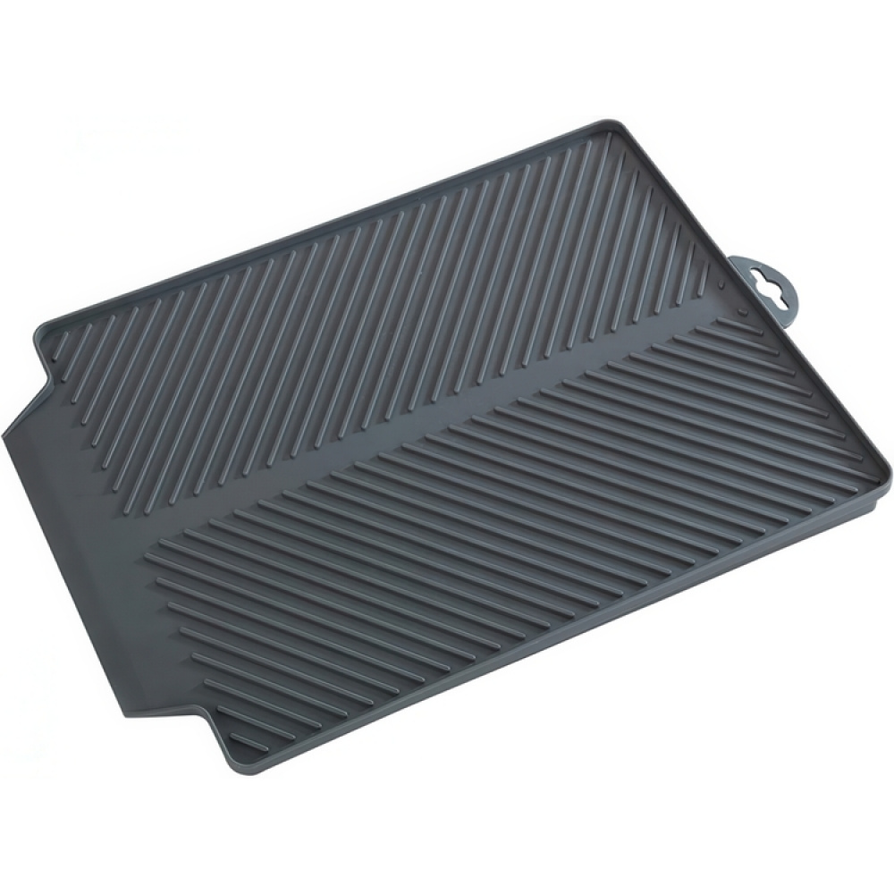 Drain tray / mat, LINEA, 40 x 30 cm, Grey in the group Storage / Kitchen storage / Dish racks and sink accessories at SmartaSaker.se (40071)