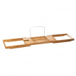Bath Tub Tray, Telescopic, BAMBOO PLATEAU DE BAIGNOIRE, 70 -105 x 22 x H 4 cm, Natur