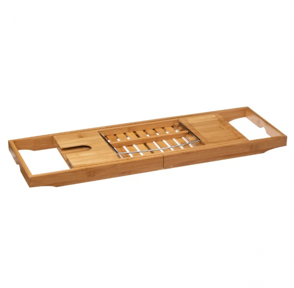 Bath Tub Tray, Telescopic, BAMBOO PLATEAU DE BAIGNOIRE, 70 -105 x 22 x H 4 cm, Natur in the group Storage / Bathroom storage / Bath and shower caddies at SmartaSaker.se (40074)