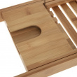 Bath Tub Tray, Telescopic, BAMBOO PLATEAU DE BAIGNOIRE, 70 -105 x 22 x H 4 cm, Natur