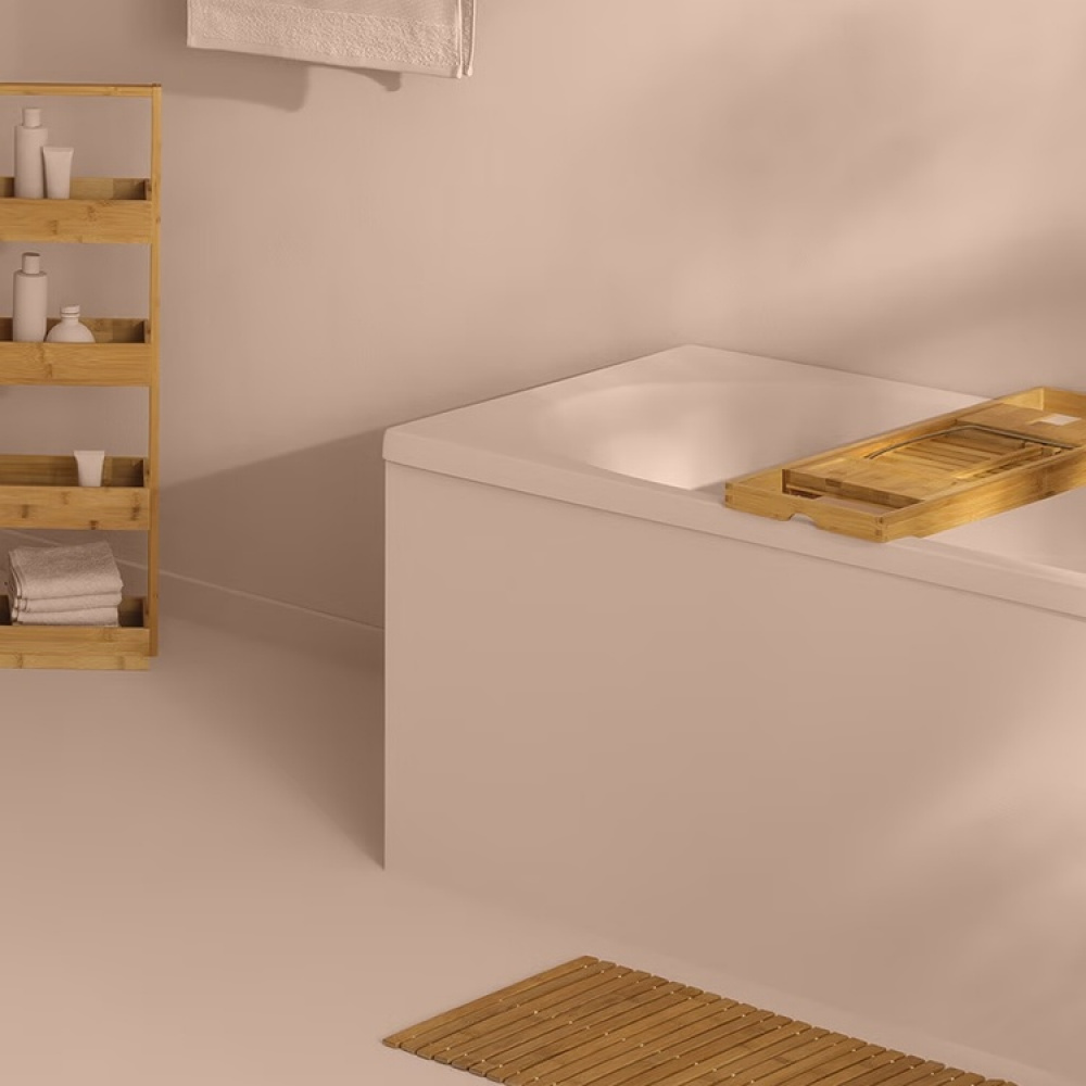 Bath Tub Tray, Telescopic, BAMBOO PLATEAU DE BAIGNOIRE, 70 -105 x 22 x H 4 cm, Natur in the group Storage / Bathroom storage at SmartaSaker.se (40074)