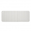 Bath Tub Mat in Natural Rubber, STRIPED BATH MAT, 86 x 33 cm, Light Grey