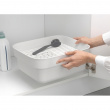 Washing Up Bowl with Drying Tray, BRABANTIA, 34,4 x 37,4 x H 16 cm, Light Grey Washing Up Bowl with Drying Tray, BRABANTIA, 34,4 x 37,4 x H 16 cm, Light Grey