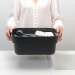 Washing Up Bowl with Drying Tray, BRABANTIA, 334,4 x 37,4 x H 16 cm, Dark Grey Washing Up Bowl with Drying Tray, BRABANTIA, 334,4 x 37,4 x H 16 cm, Dark Grey