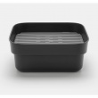 Washing Up Bowl with Drying Tray, BRABANTIA, 334,4 x 37,4 x H 16 cm, Dark Grey Washing Up Bowl with Drying Tray, BRABANTIA, 334,4 x 37,4 x H 16 cm, Dark Grey