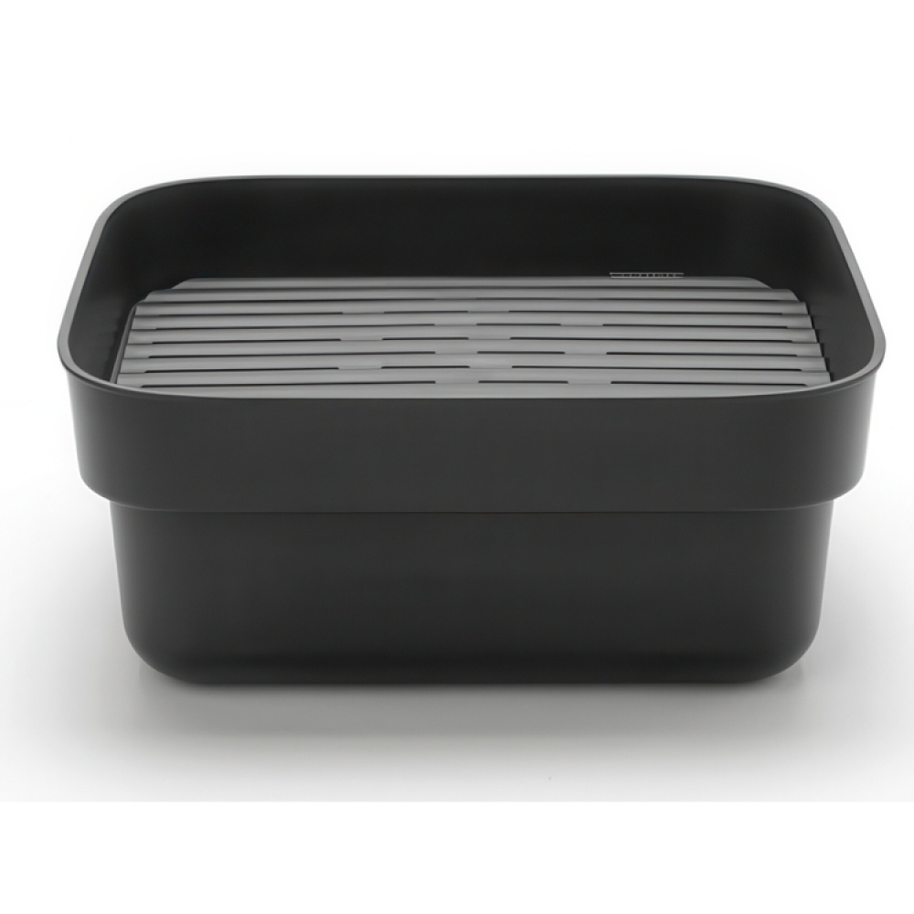 Washing Up Bowl with Drying Tray, BRABANTIA, 334,4 x 37,4 x H 16 cm, Dark Grey in the group Storage / Cleaning and waste sorting at SmartaSaker.se (40081)