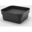 Washing Up Bowl with Drying Tray, BRABANTIA, 334,4 x 37,4 x H 16 cm, Dark Grey Washing Up Bowl with Drying Tray, BRABANTIA, 334,4 x 37,4 x H 16 cm, Dark Grey