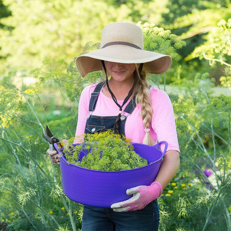 Bucket, TUBTRUG SHALLOW MEDIUM, 15 liter in the group Storage / Storage room and garage / Baskets and buckets at SmartaSaker.se (40082)