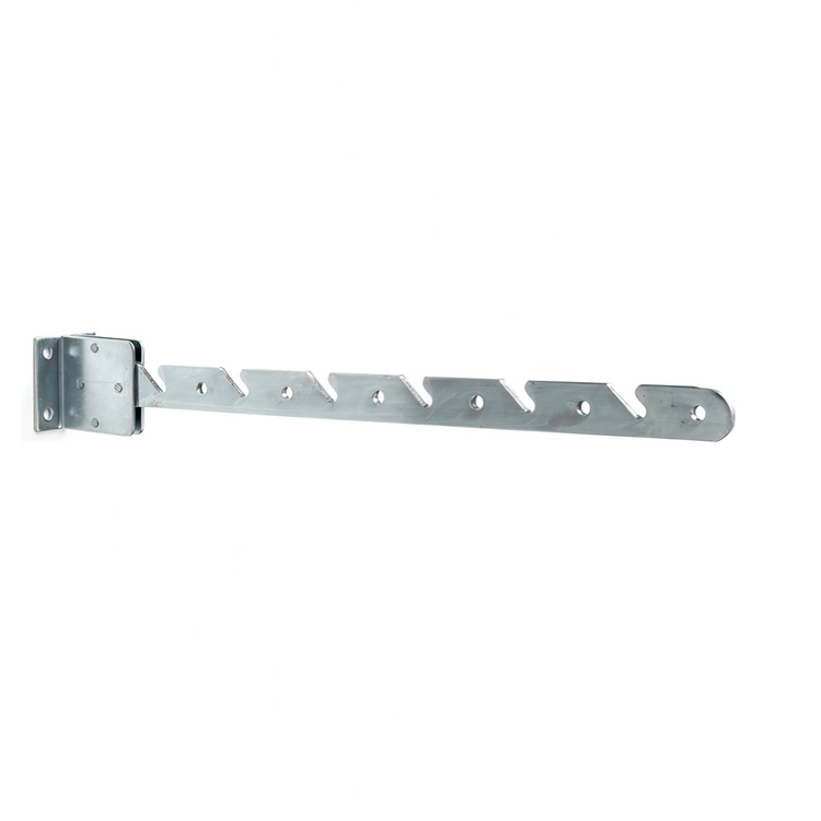 Balcony hanger in metal, 42 cm, HABO, Silver in the group Storage / Laundry and care / Drying racks at SmartaSaker.se (40083)