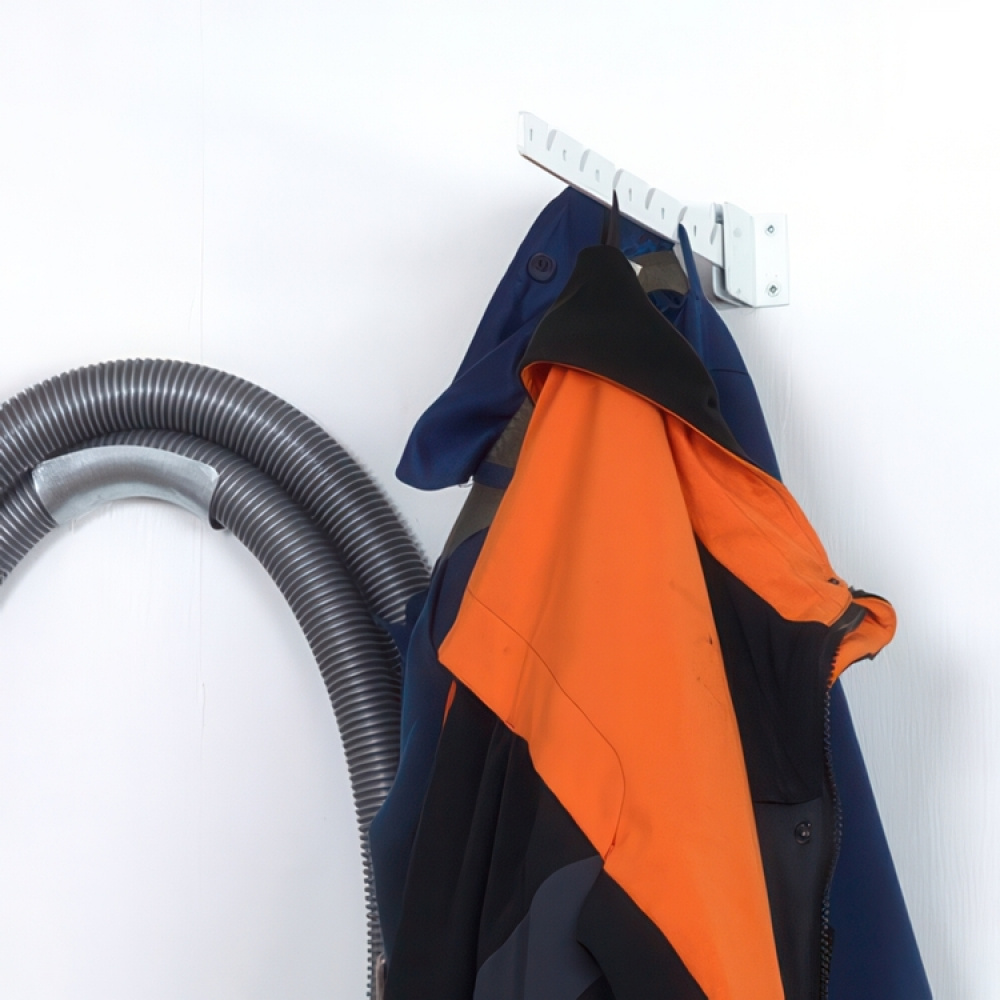 Balcony hanger in steel, HABO, 42 cm, White in the group Storage / Laundry and care / Drying racks at SmartaSaker.se (40084)