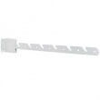 Balcony hanger in steel, HABO, 42 cm, White