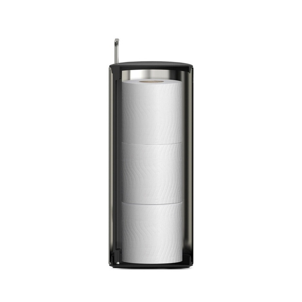 Toilet paper reserve canister, EASYSTORE LUXE, Joseph Joseph, Ø 15,6 x H 41,4 cm, Stainless Steel in the group Storage / Bathroom storage at SmartaSaker.se (40086)