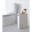 Container for toilet paper, PLATE LARGE STOCKER, Yamazaki, White Container for toilet paper, PLATE LARGE STOCKER, Yamazaki, White