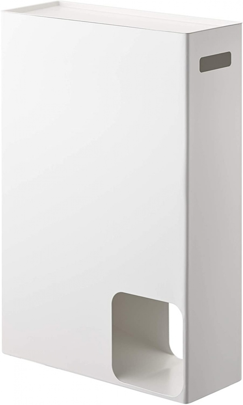 Container for toilet paper, PLATE LARGE STOCKER, Yamazaki, White in the group Storage / Bathroom storage at SmartaSaker.se (40087)