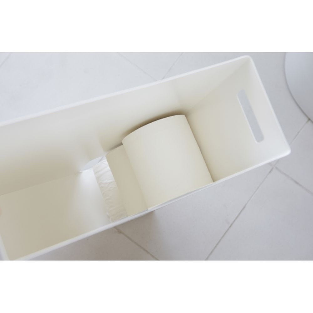 Container for toilet paper, TOWER STOCKER, 23 x 12,5 x H 48 cm, Yamazaki, White in the group Storage / Bathroom storage at SmartaSaker.se (40088)