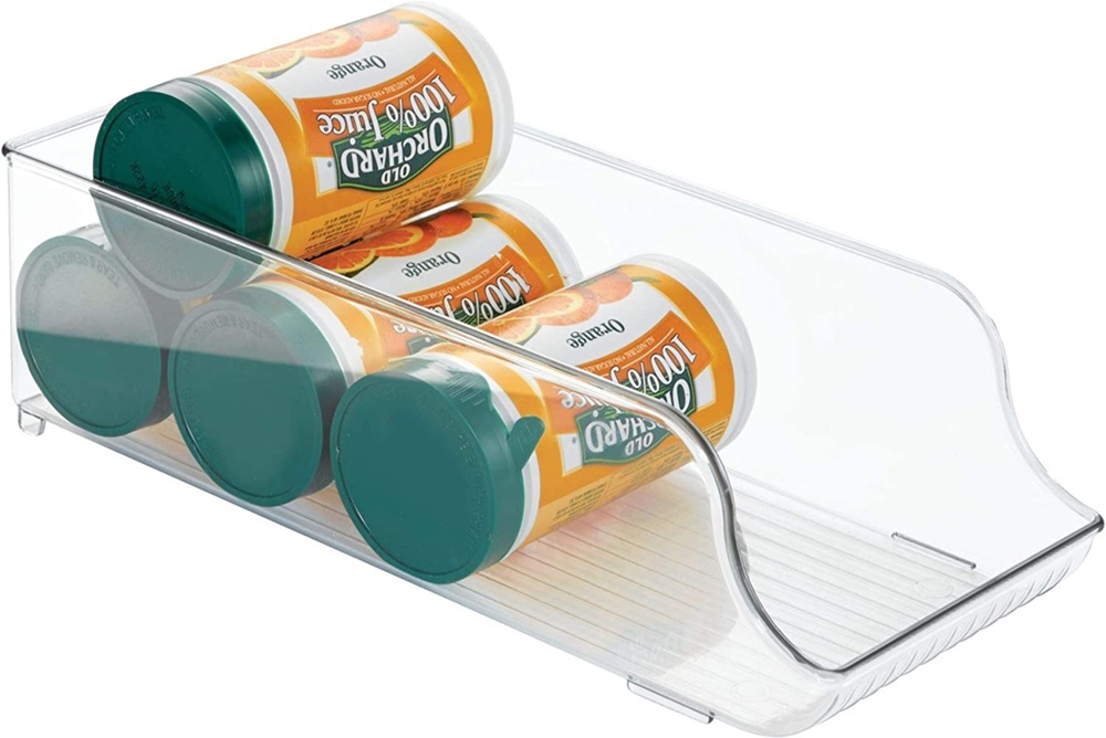 Fridge / pantry storage for cans, PANTRY BIN, 35 x 14 x H10 cm, Transparent in the group Storage / Kitchen storage / Fridge storage at SmartaSaker.se (40089)