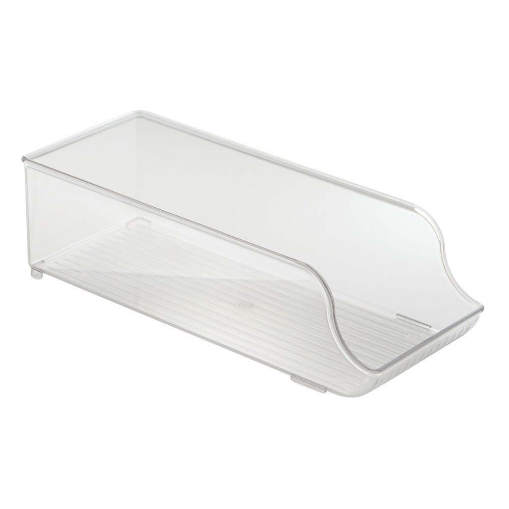 Fridge / pantry storage for cans, PANTRY BIN, 35 x 14 x H10 cm, Transparent in the group Storage / Kitchen storage / Fridge storage at SmartaSaker.se (40089)