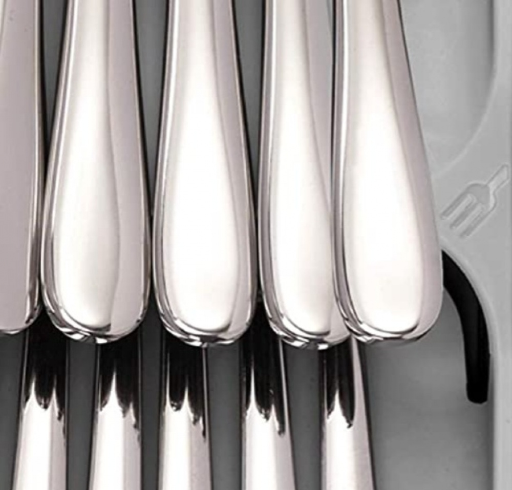 Cutlery & Utensil Tray, DRAWERSTORE, Joseph Joseph, 40 x 38,5 x H5,8 cm , Grey in the group Storage / Kitchen storage / Kitchen cabinet organizers / Cutlery drawers at SmartaSaker.se (40096)
